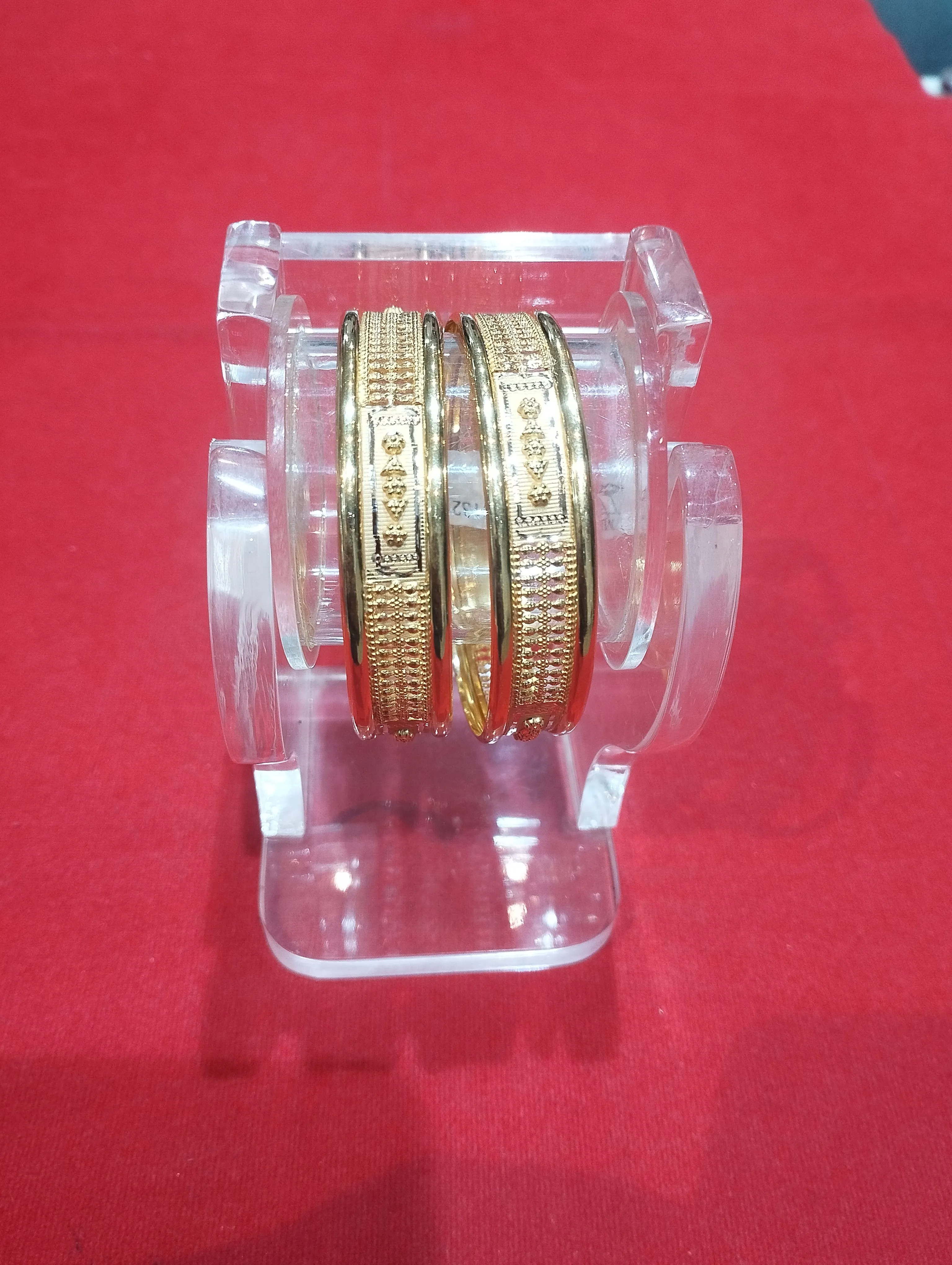 Gold Bangles Set view 2