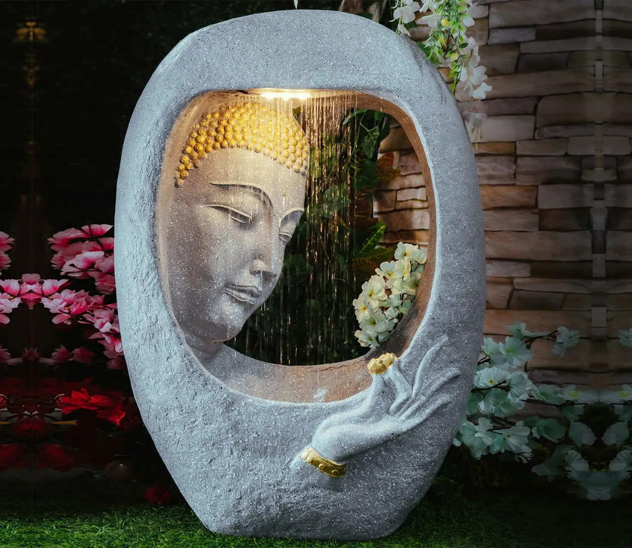 Fountain Budhha view 3
