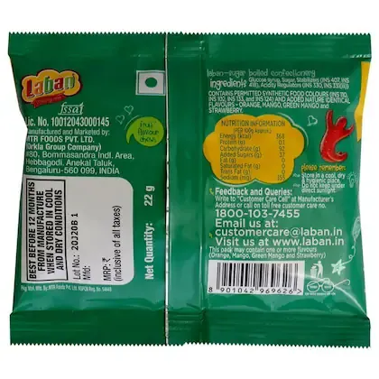 Laban Stretchy Man Fruit Flavour Chews 22 g view 2