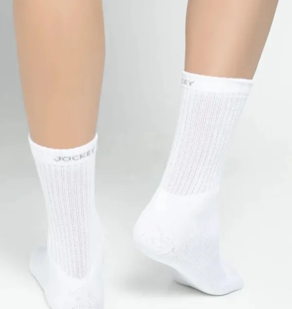 Jockey Socks Long White Towel 7030 3pc view 2