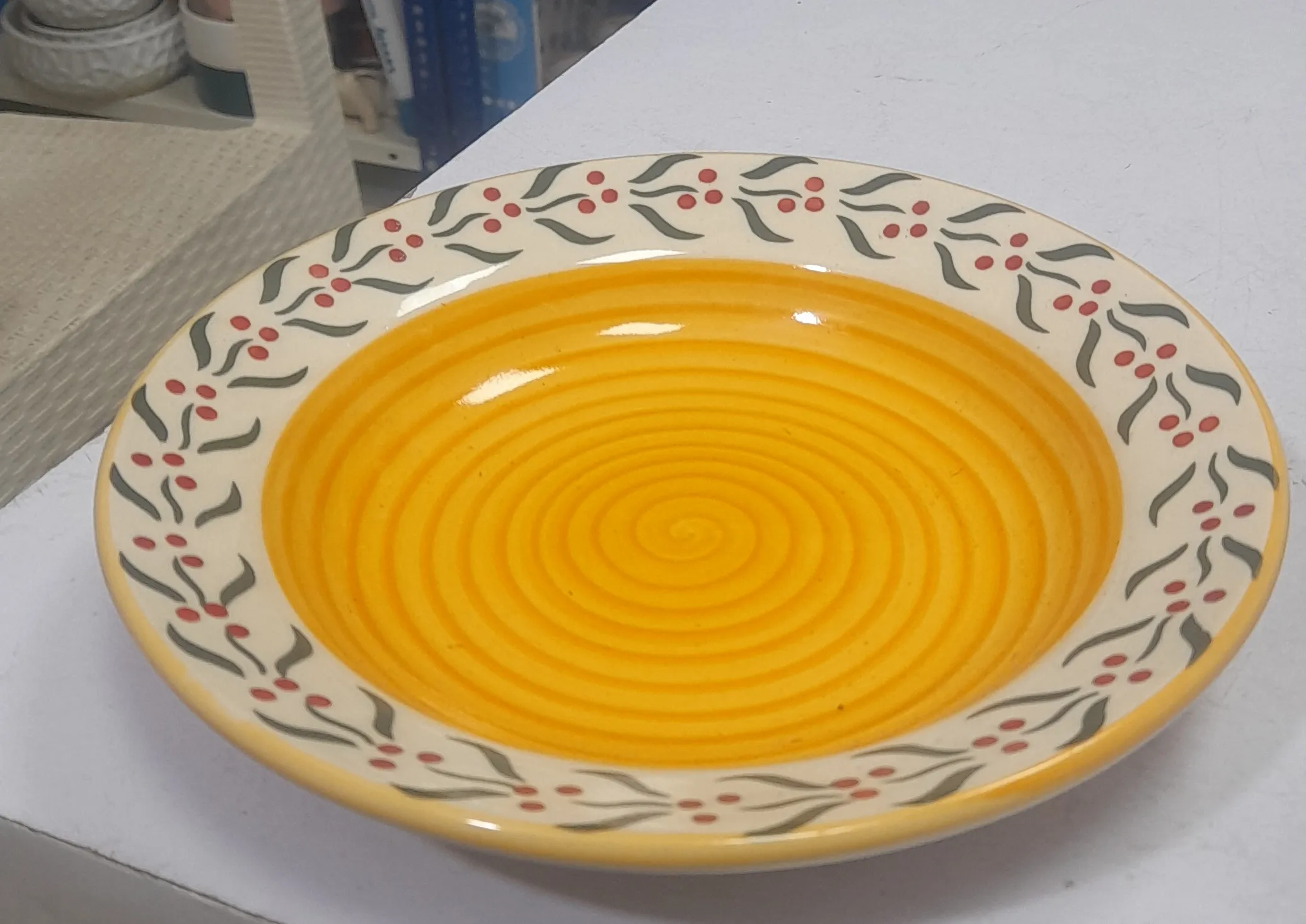 Decorative Ceramic Plate Set Of 2 Nos view 2