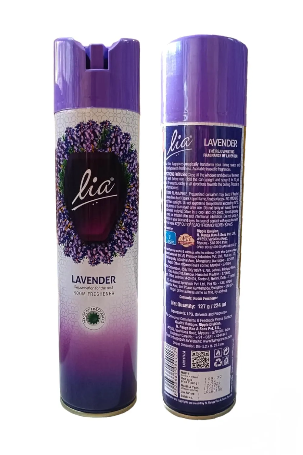 Lia Lavender Room Freshner 224 ml view 3