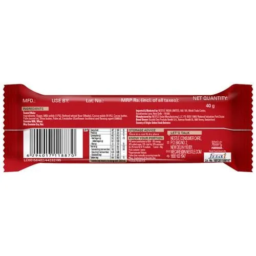 Nestle Kitkat Chunky Milk Chocolate Bar 40 g view 2