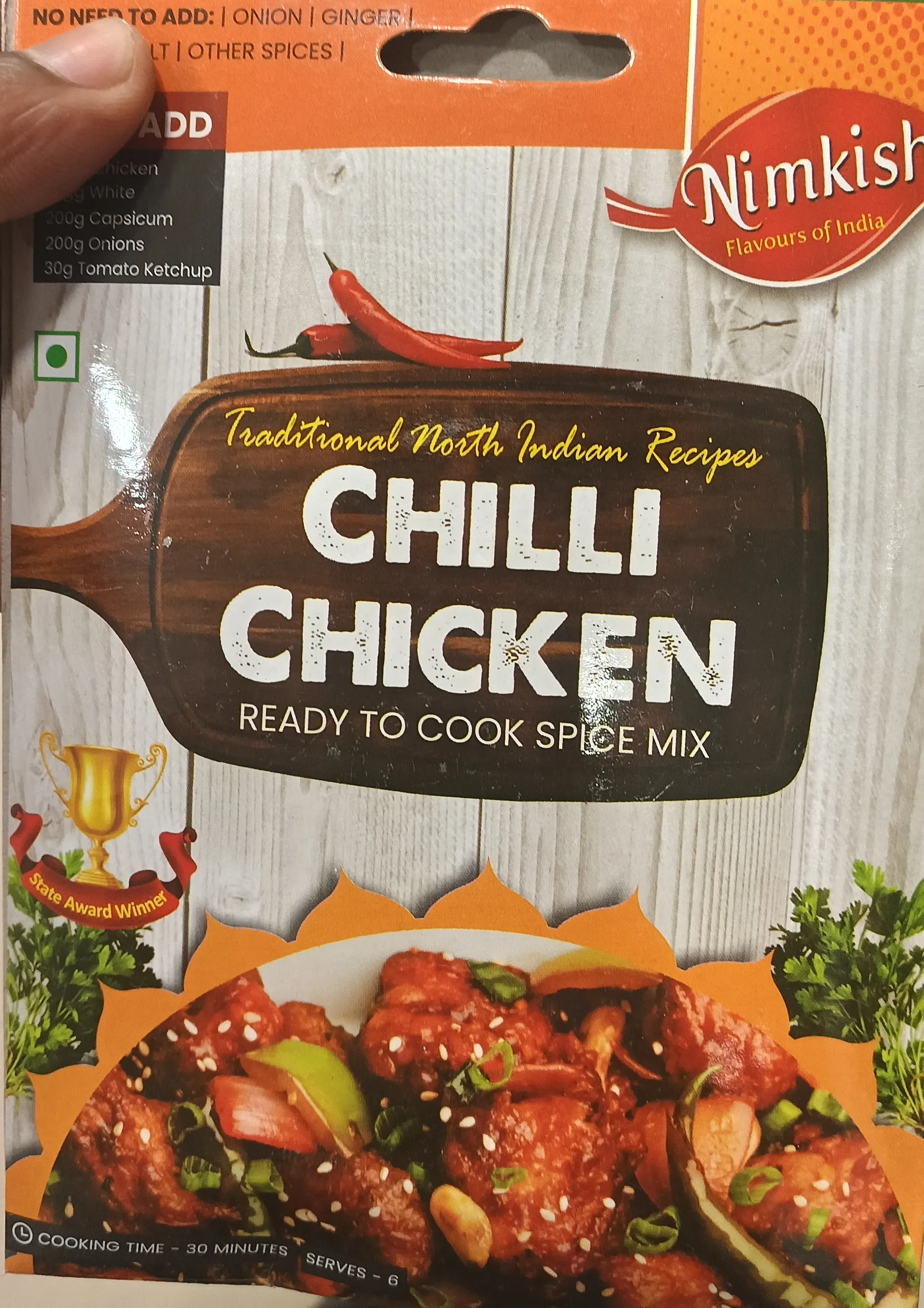 Nimkish Chilli Chicken Spice Mix view 2