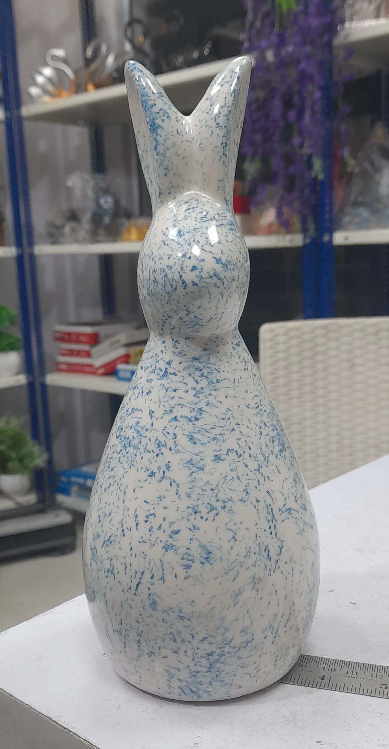 Ceramic Bunny Figurine view 2