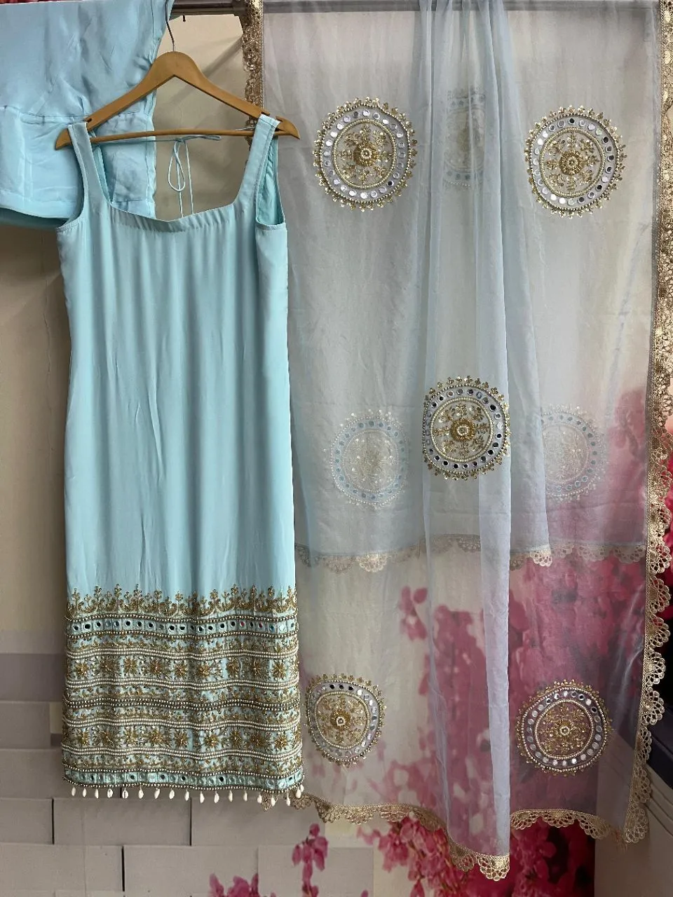 'Ada' Light - Powder Blue view 3