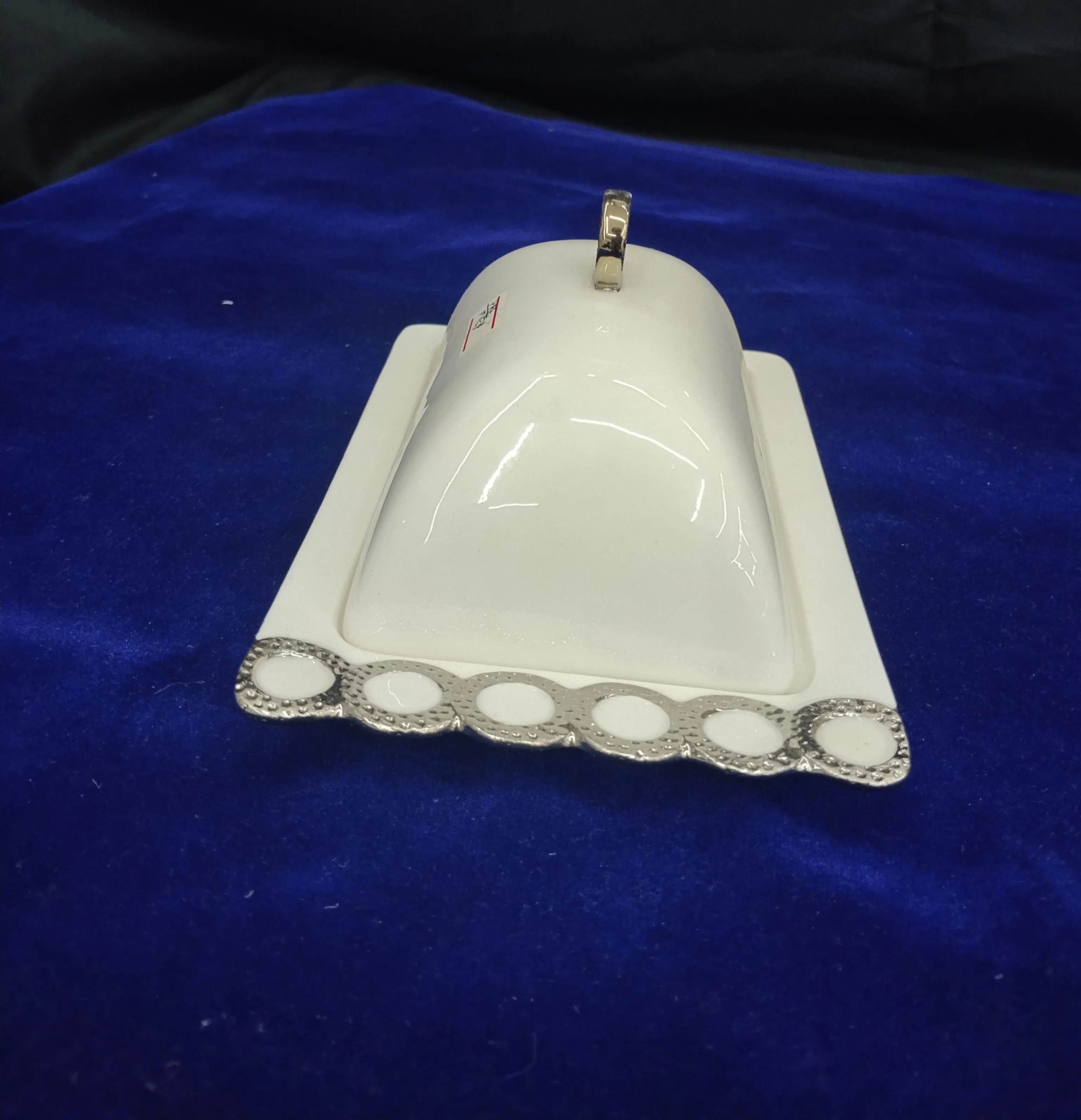 Ornate Butter Dish view 2