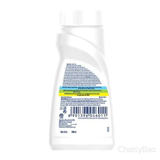 Vanish White Chlorine Bleach Free - Liquid Detergent Booster 180 ml view 2