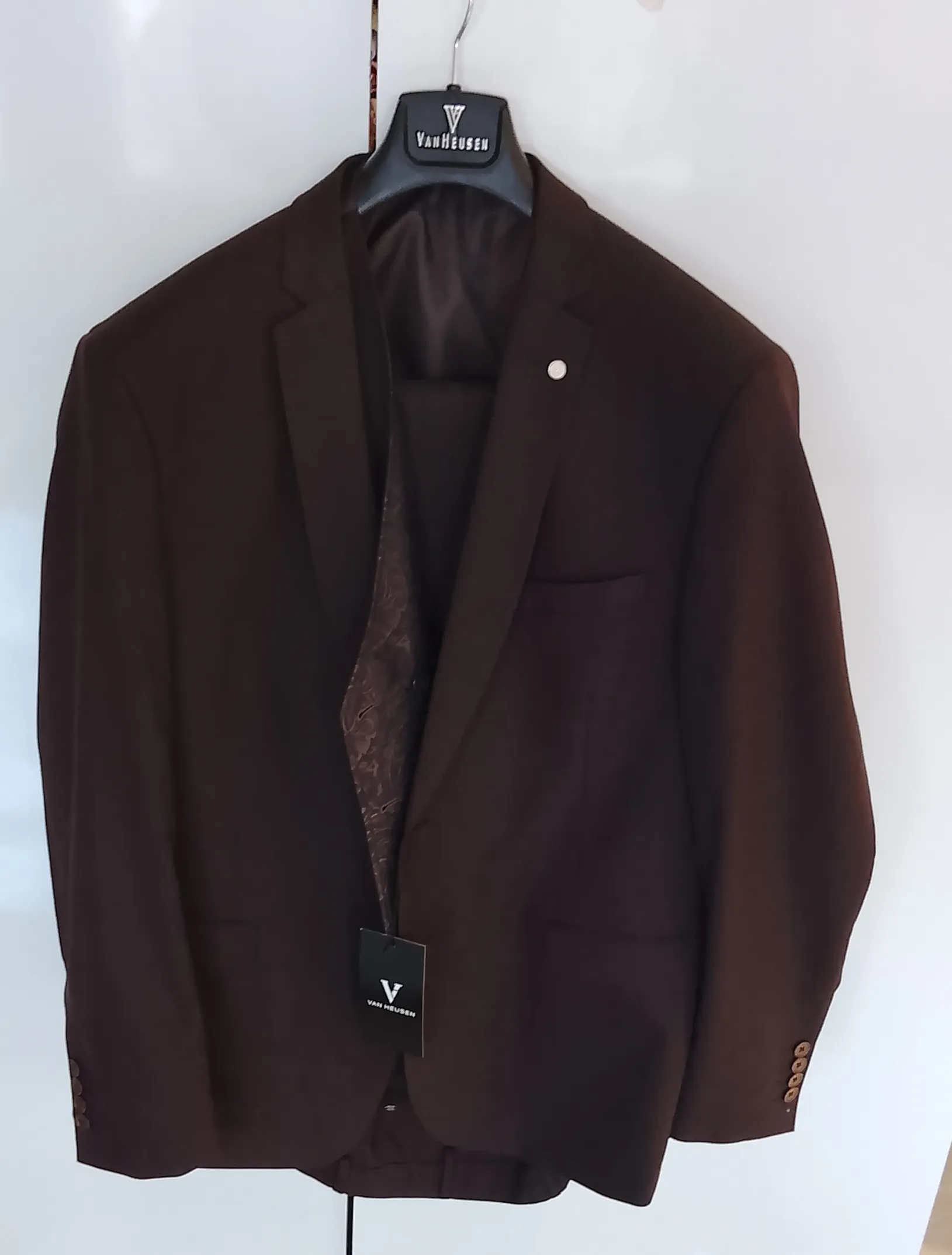 Van Heusen Brown Coat Pant view 3