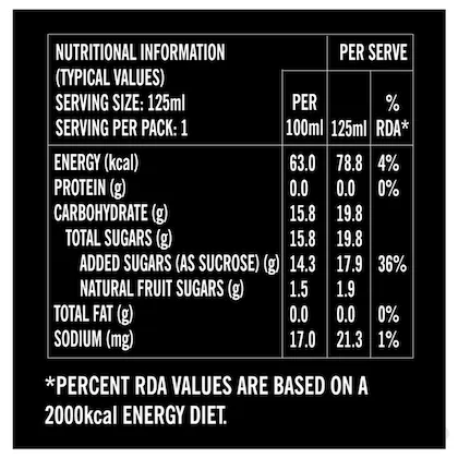 Appy Fizz Apple Juice 125 ml view 3