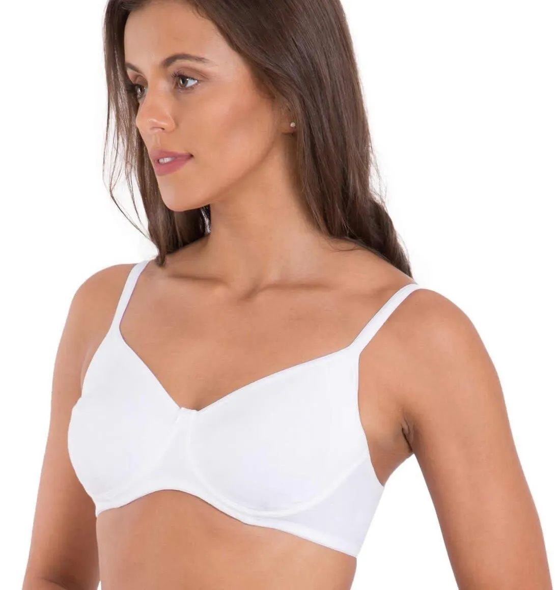Jockey Bra Non Padded Wire Free White view 2