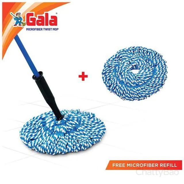 Gala Twist Mop Microfibre & Plastic With Rod 4.3 Feet 1 Piece view 4