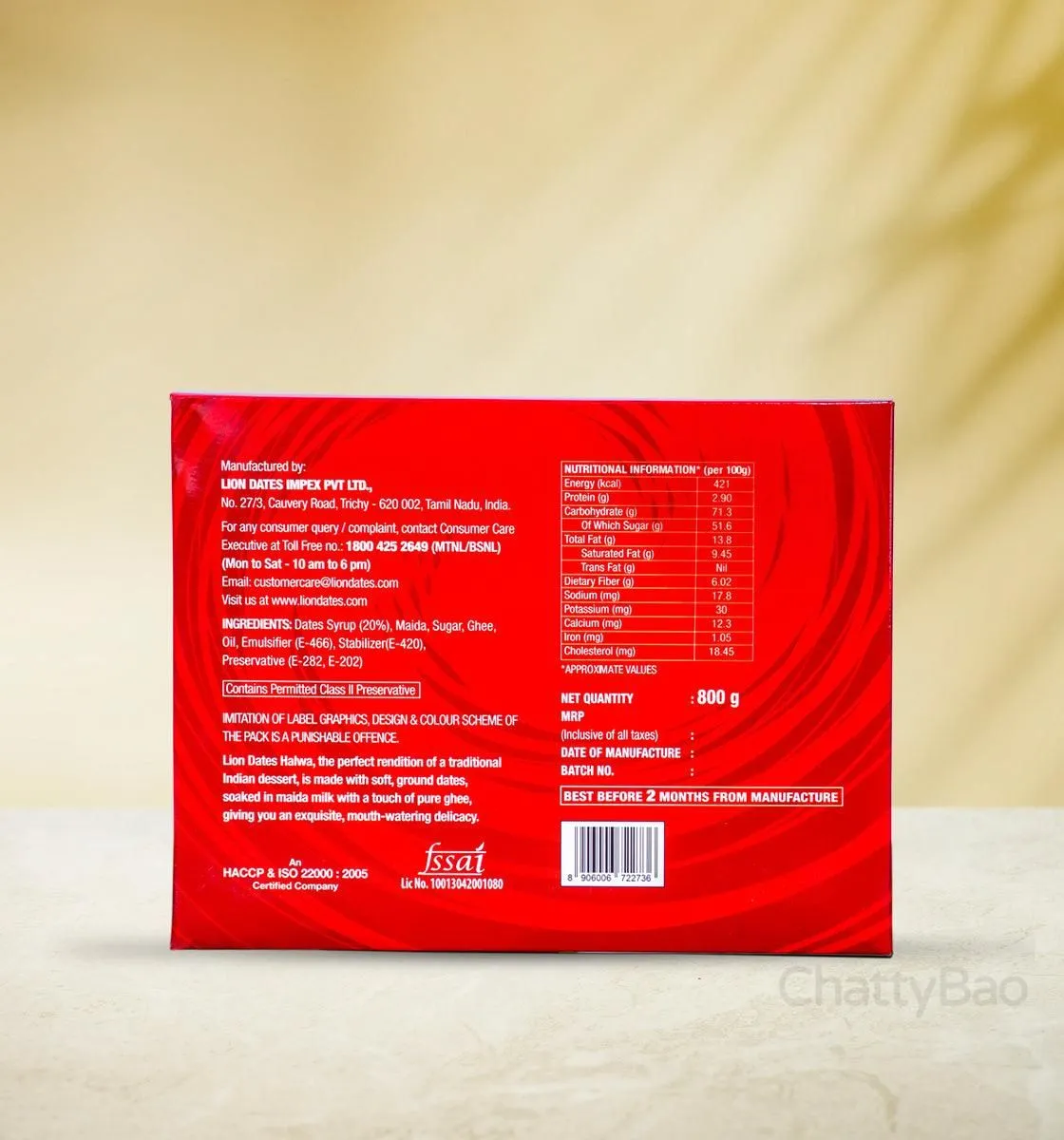 Lion Dates Halwa 500 g view 2