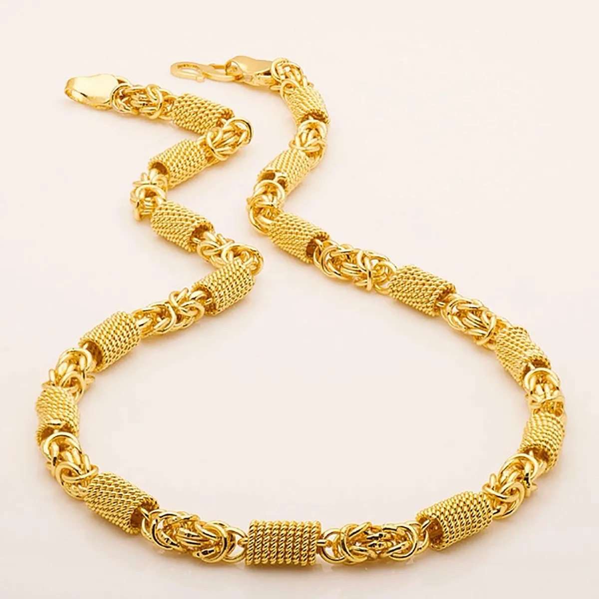 Gold Plated Designer Brass Chain | Ideal For Men And Women view 2