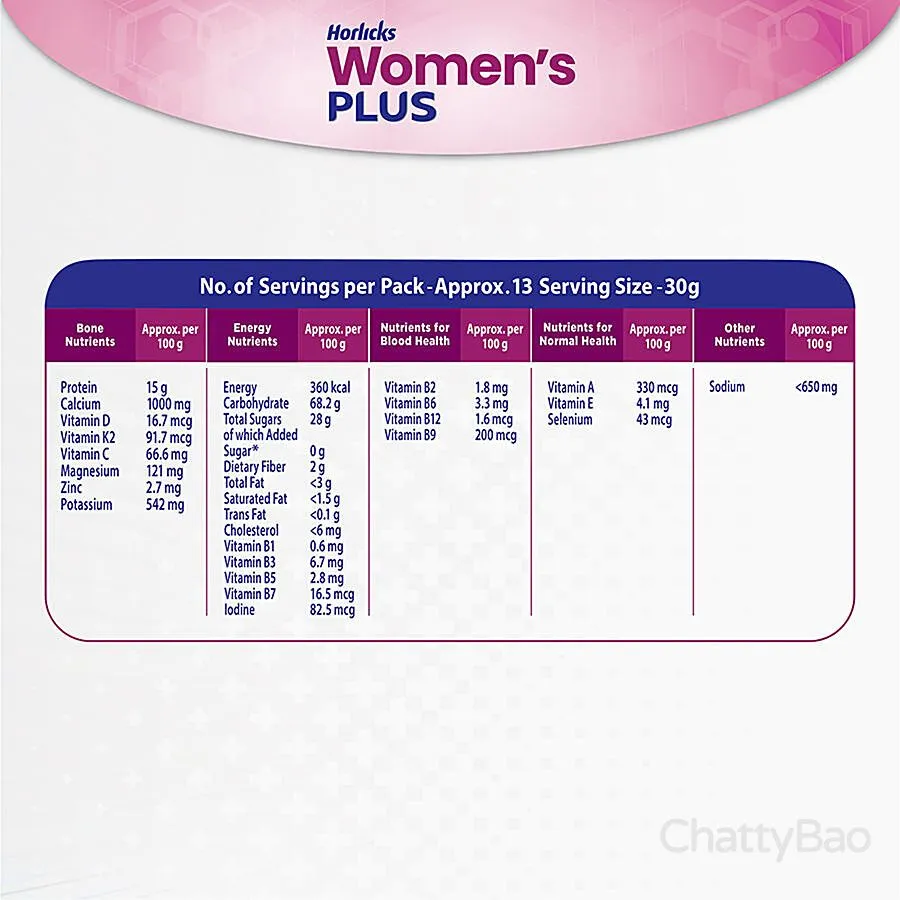 Horlicks Women's Plus - Caramel 400 g view 3