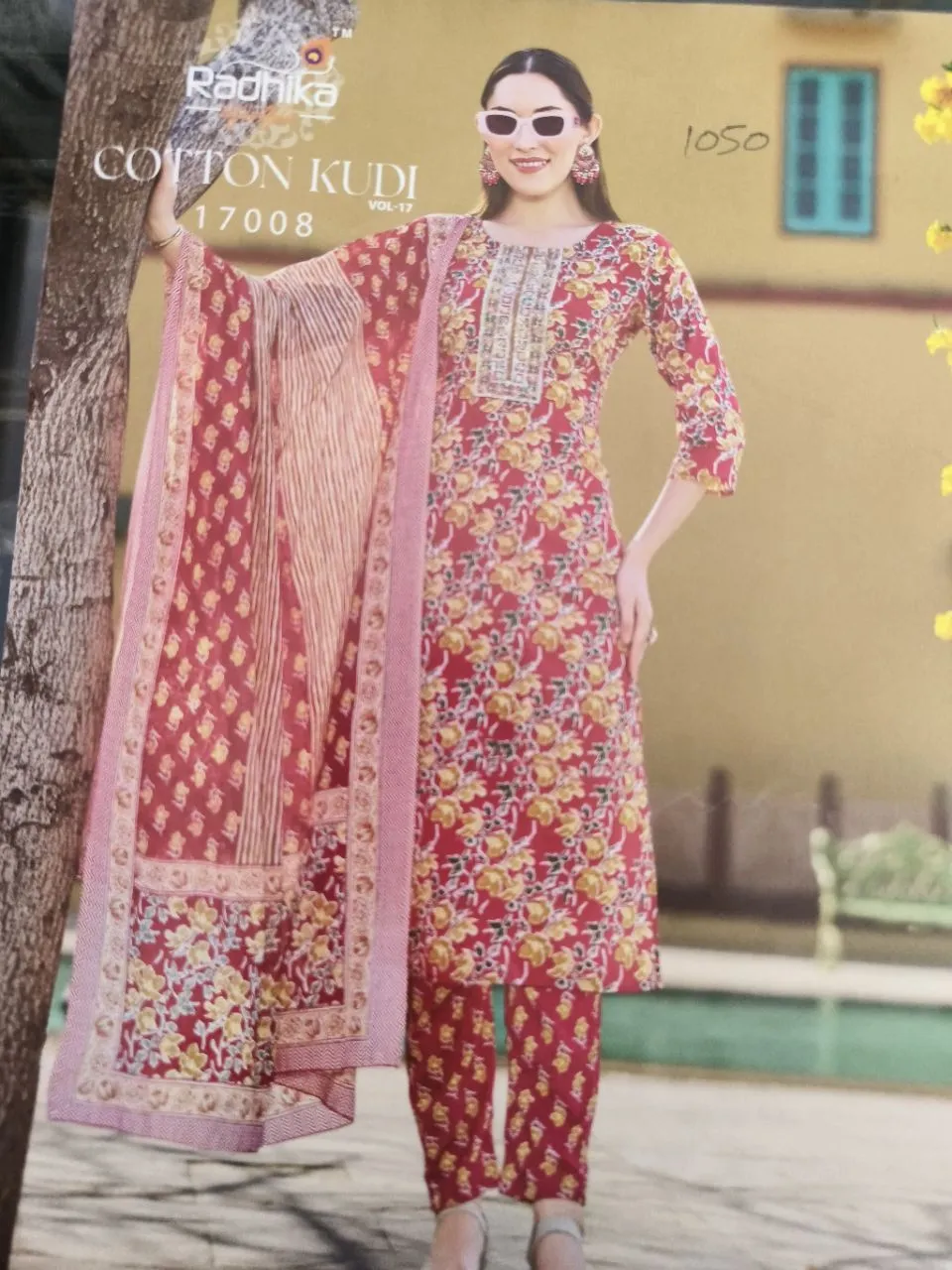 Radhika Cotton Kudi Suit view 2
