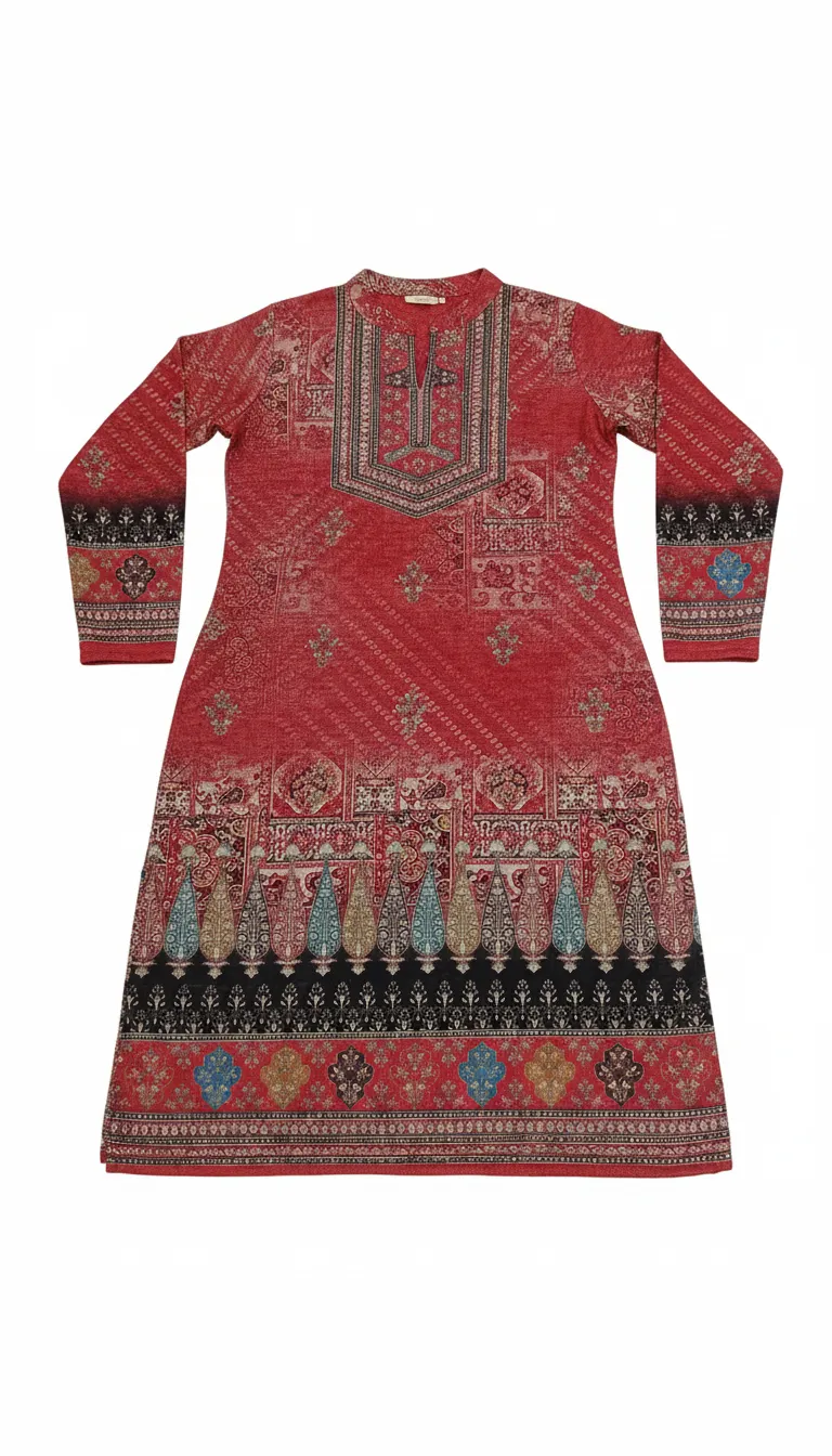 Traditional Embroidered Dress view 2