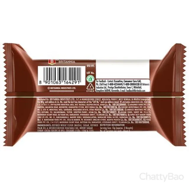 Britannia Tiger Kreemz Choco Biscuits Rs 5 view 2