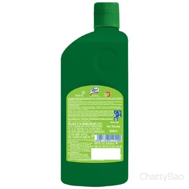 Lizol Disinfectant Surface & Floor Cleaner - Neem 500 ml view 2