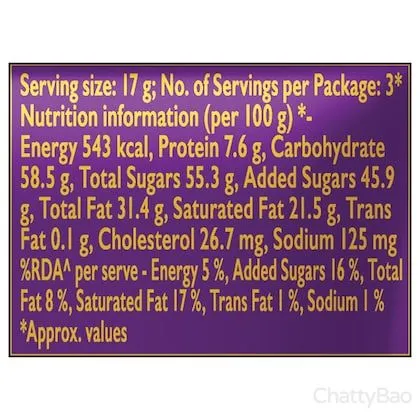 Cadbury Dairy Milk Silk Bubbly Chocolate 50 g view 3