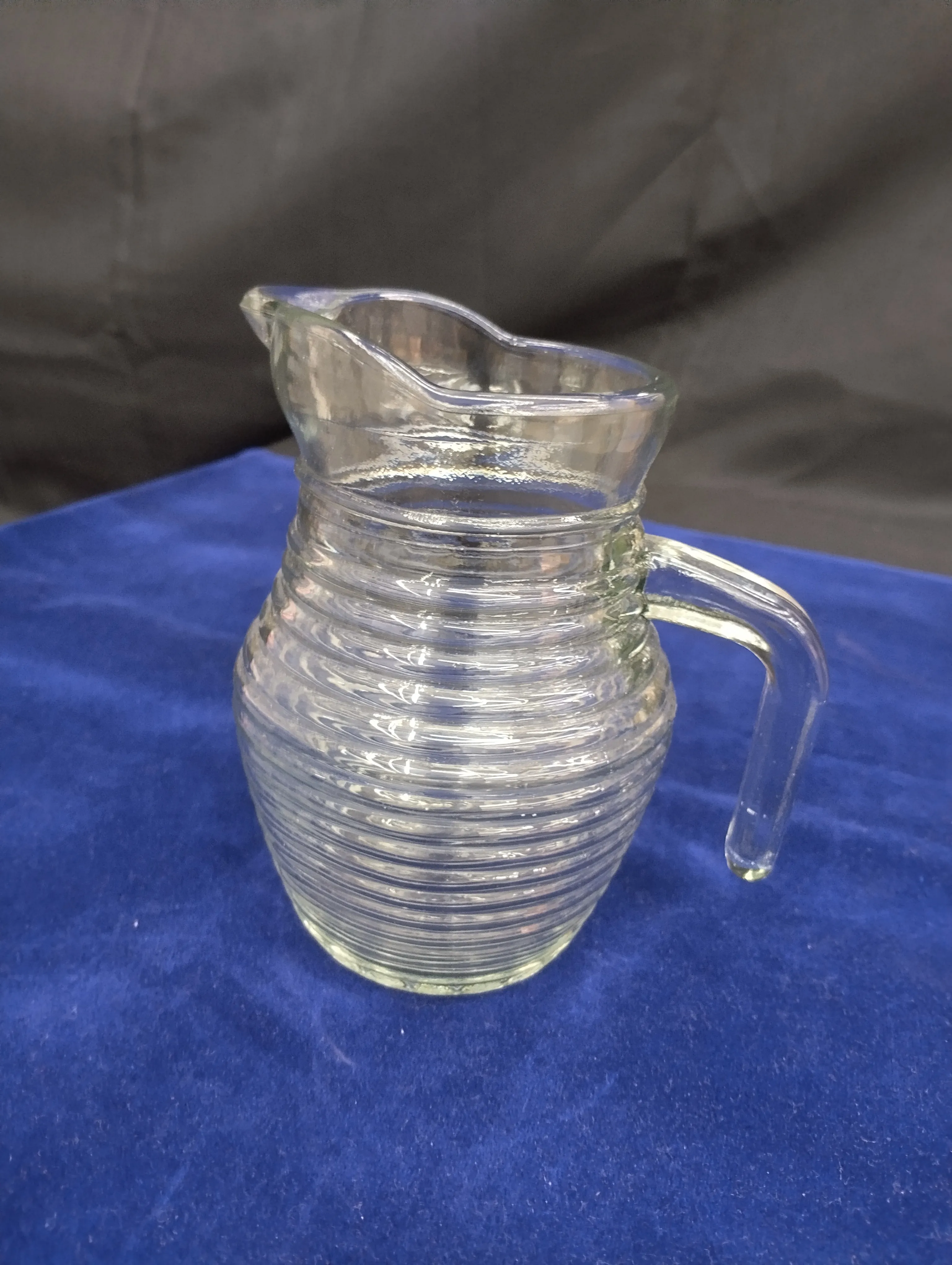 Glass Jug Rimmed view 2