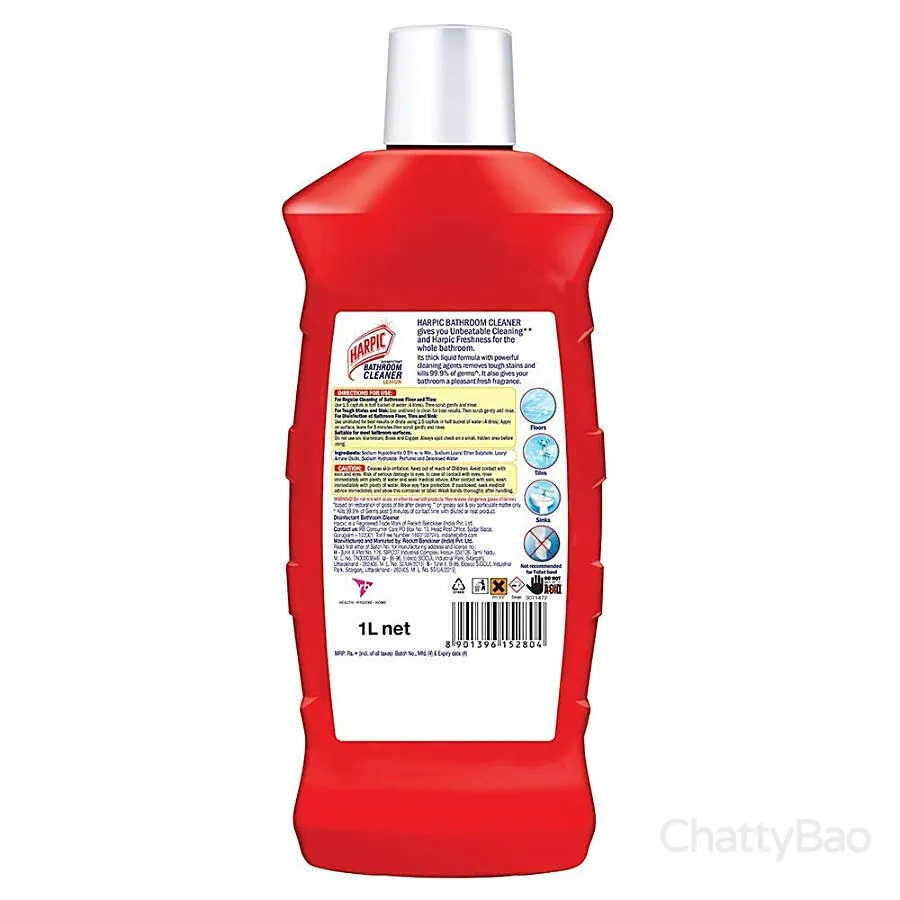 Harpic Bathroom Cleaner Lemon 1 L view 2