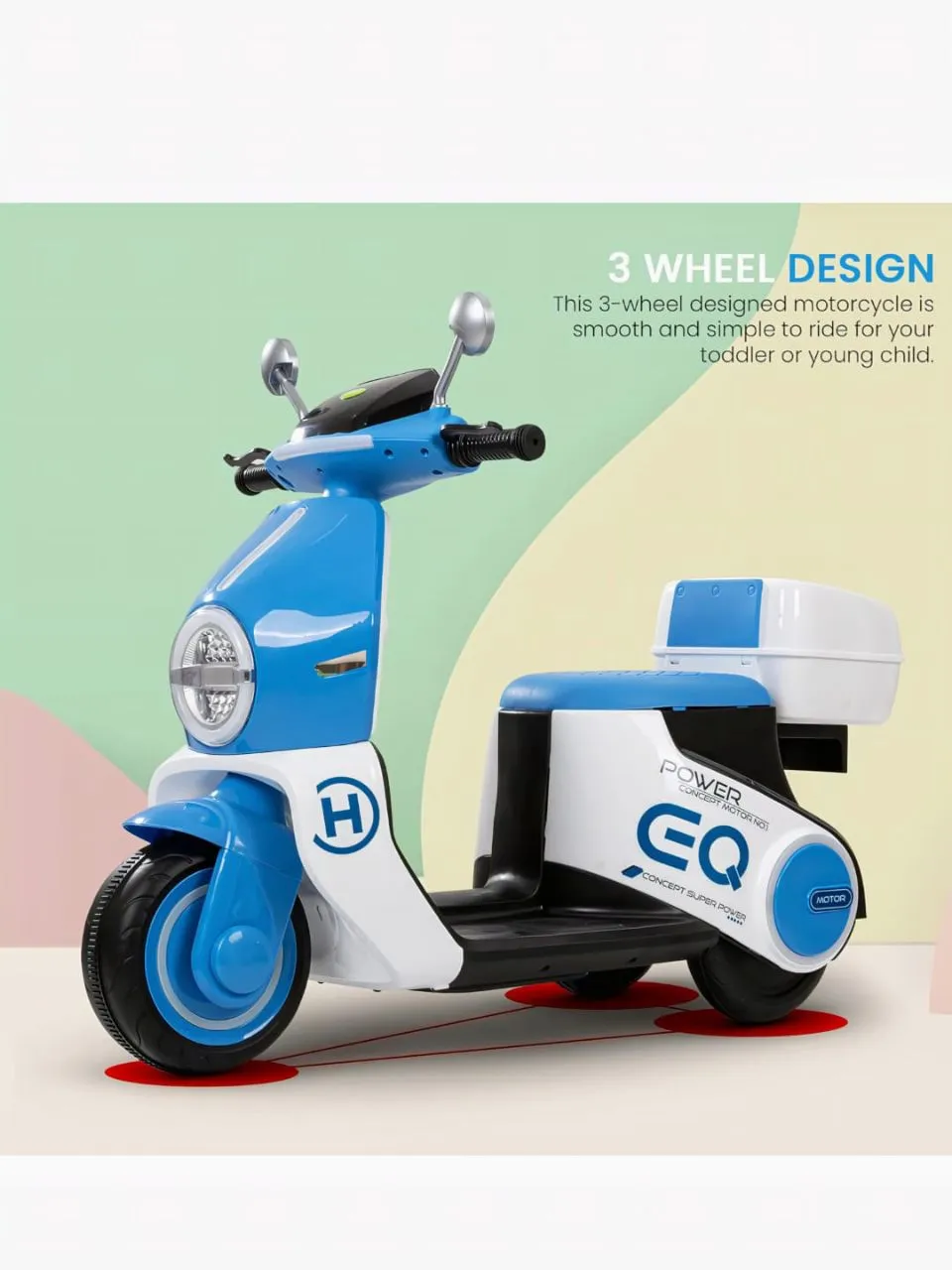 Baybee Power EQ Electric Scooter view 8