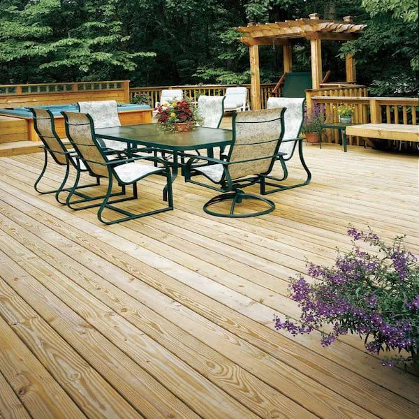 Pine Decking view 2