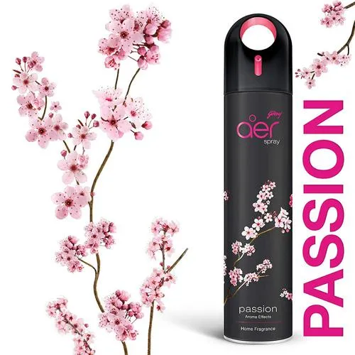 Godrej Aer Spray Premium Air Freshener Passion 220 ml view 3