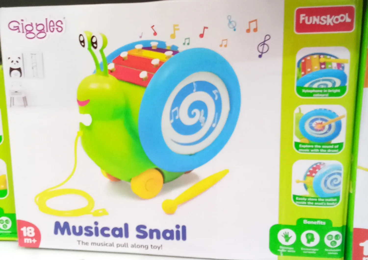 Giggles Musical Snail view 3