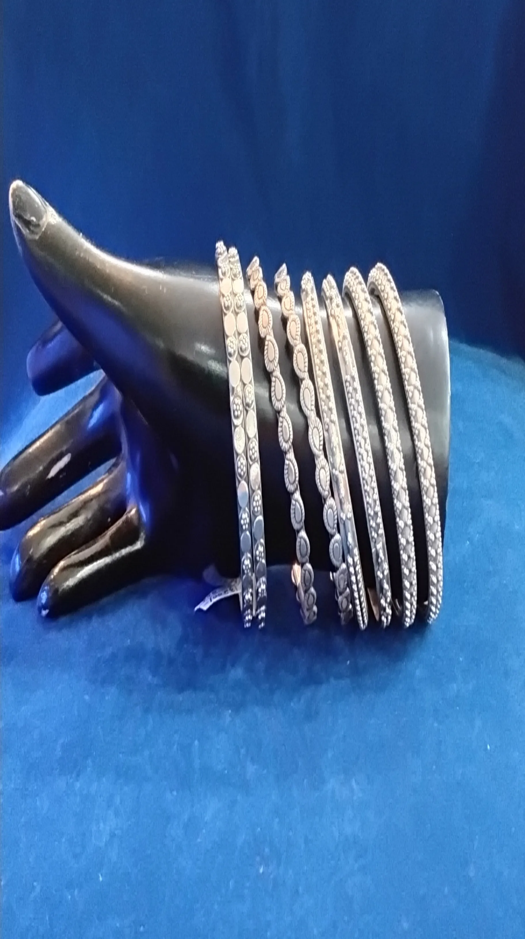 Silver Bangles. view 2