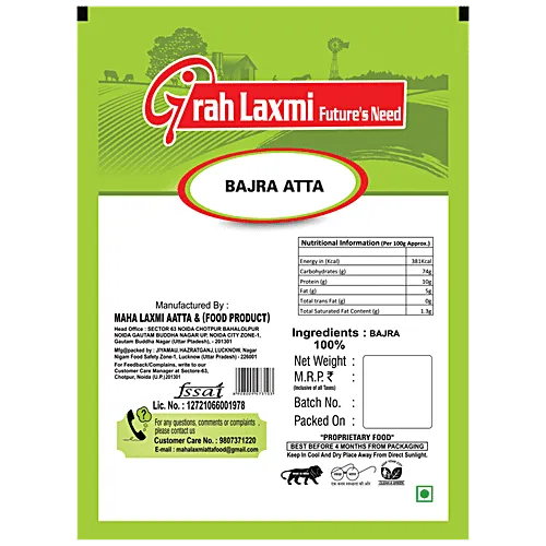Grah Laxmi Bajra Atta 500 g view 2