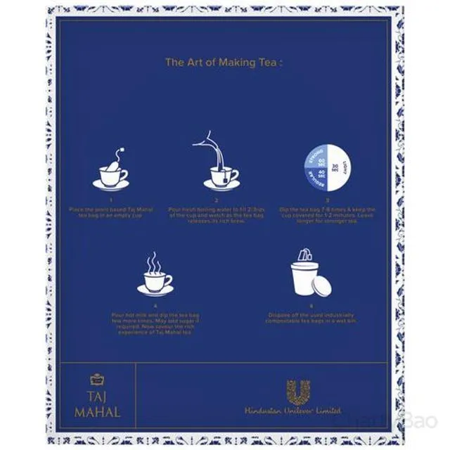 Taj Mahal Tea Bags 190 g (Pack of 100) view 2
