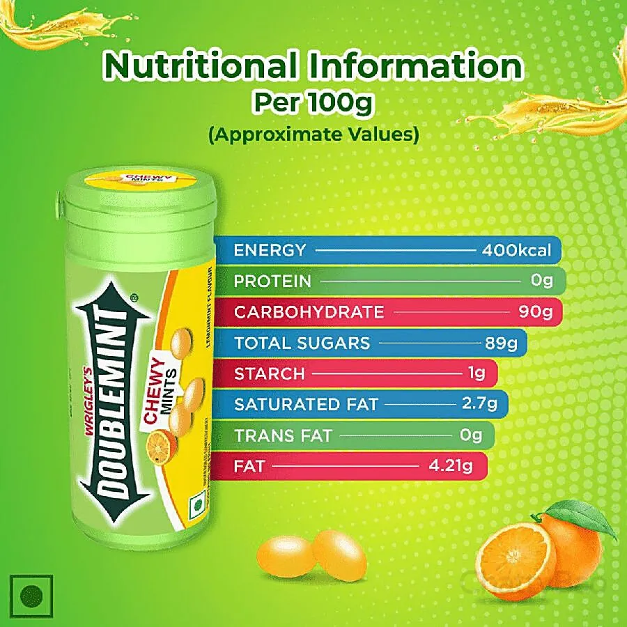 Doublemint Lemonmint Chewy Mints, 30.4 g view 3