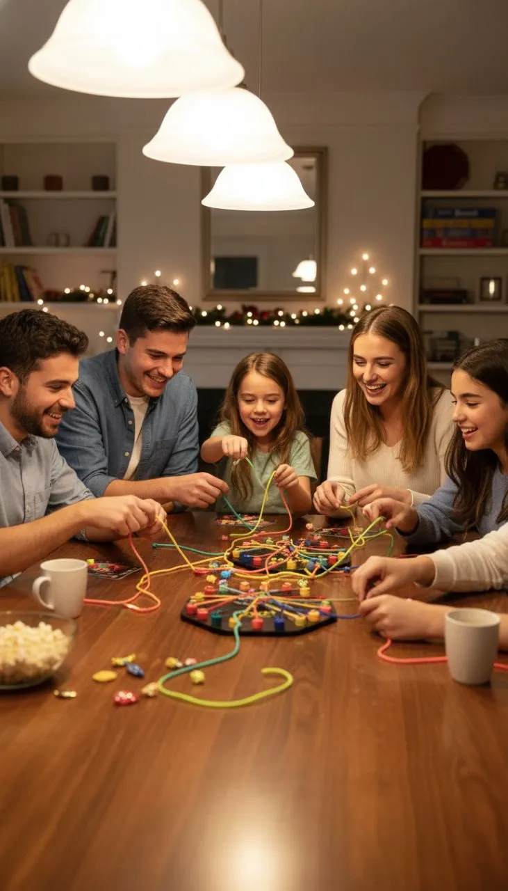 Family Board Game Rope Puzzle Game view 2