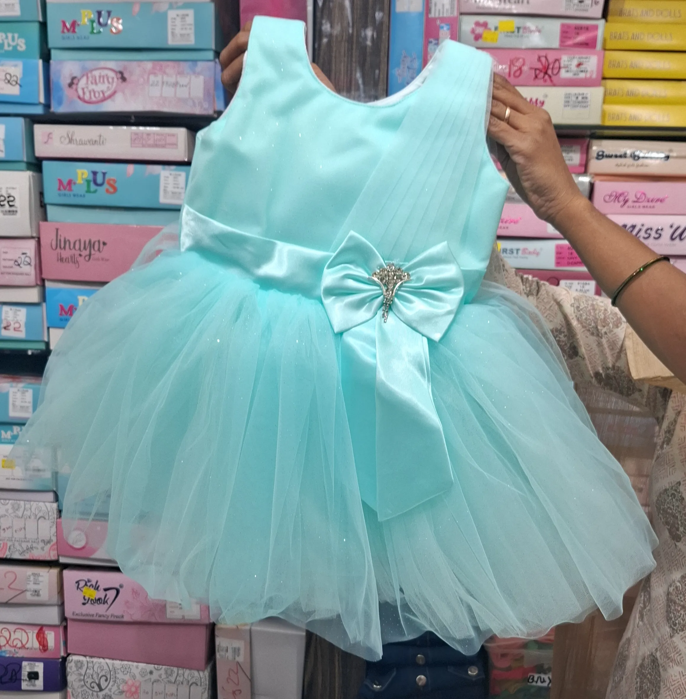 Girls Party Wear Frock view 3