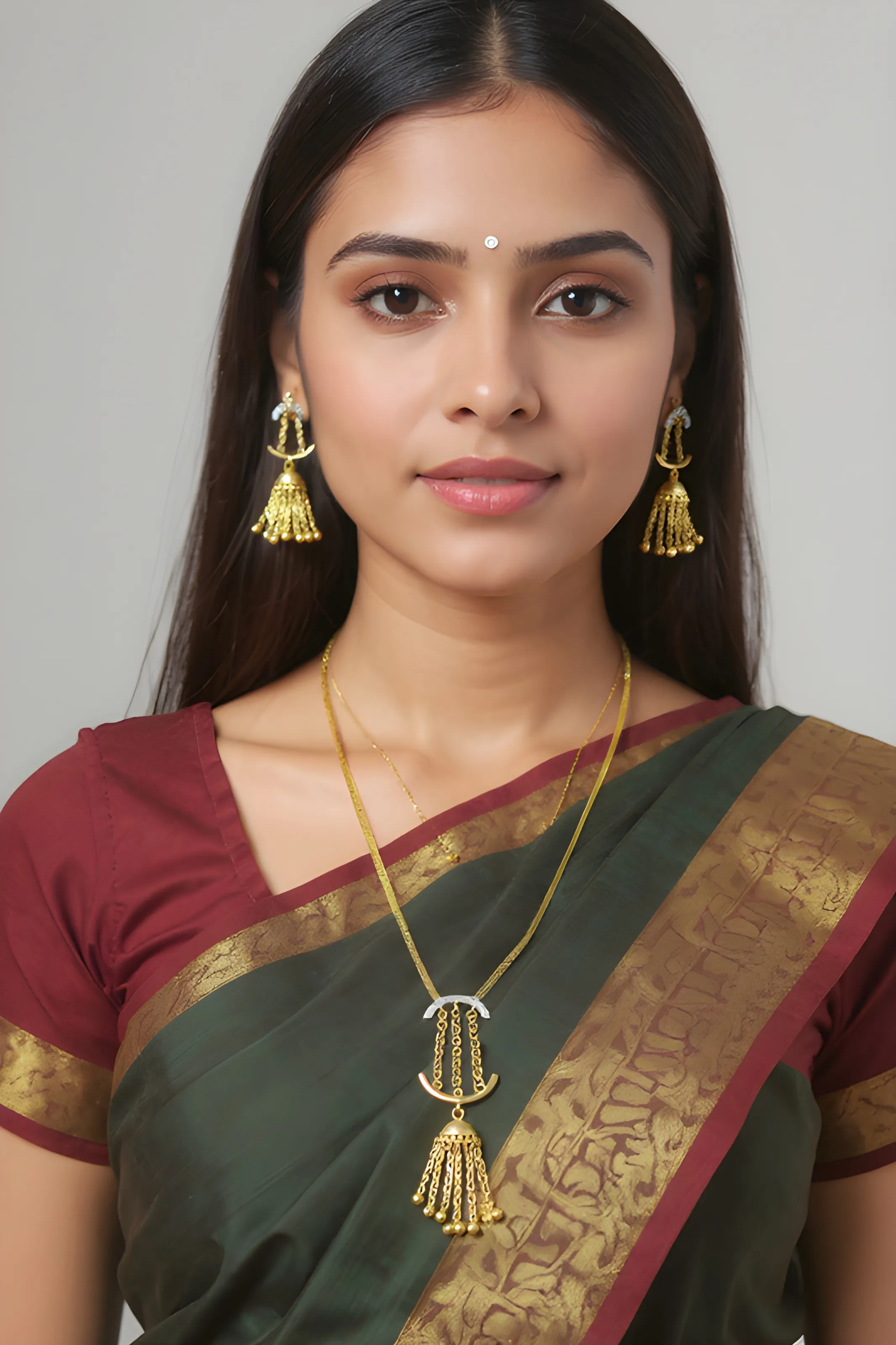 22K Gol Pandent Set @@ view 2