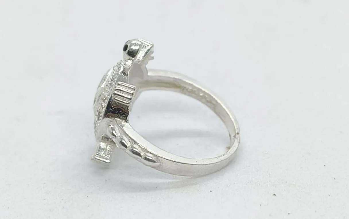 Silver Turtle Ring (AVSR-102) view 5