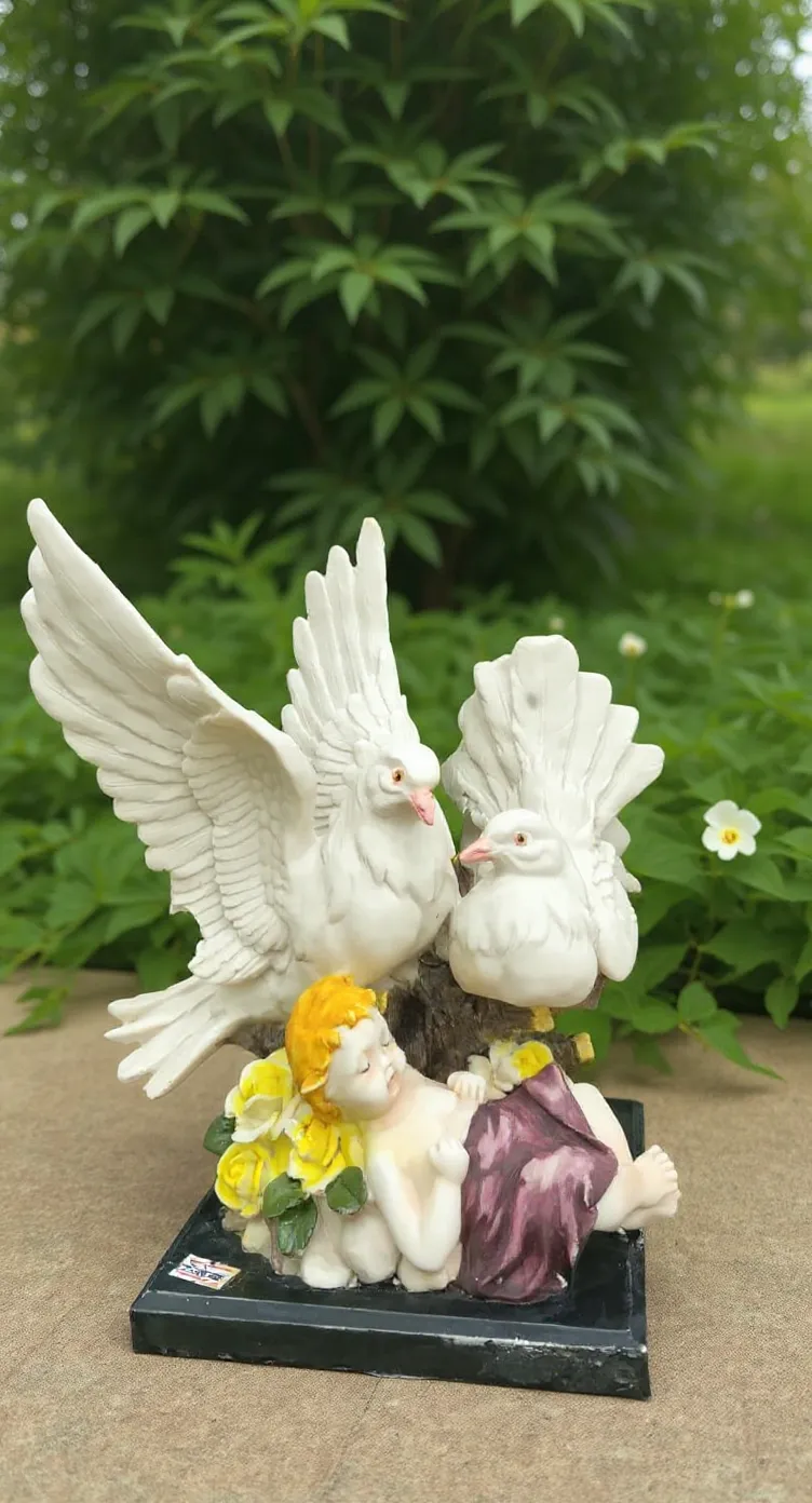 Ceramic Dove Figurine view 6