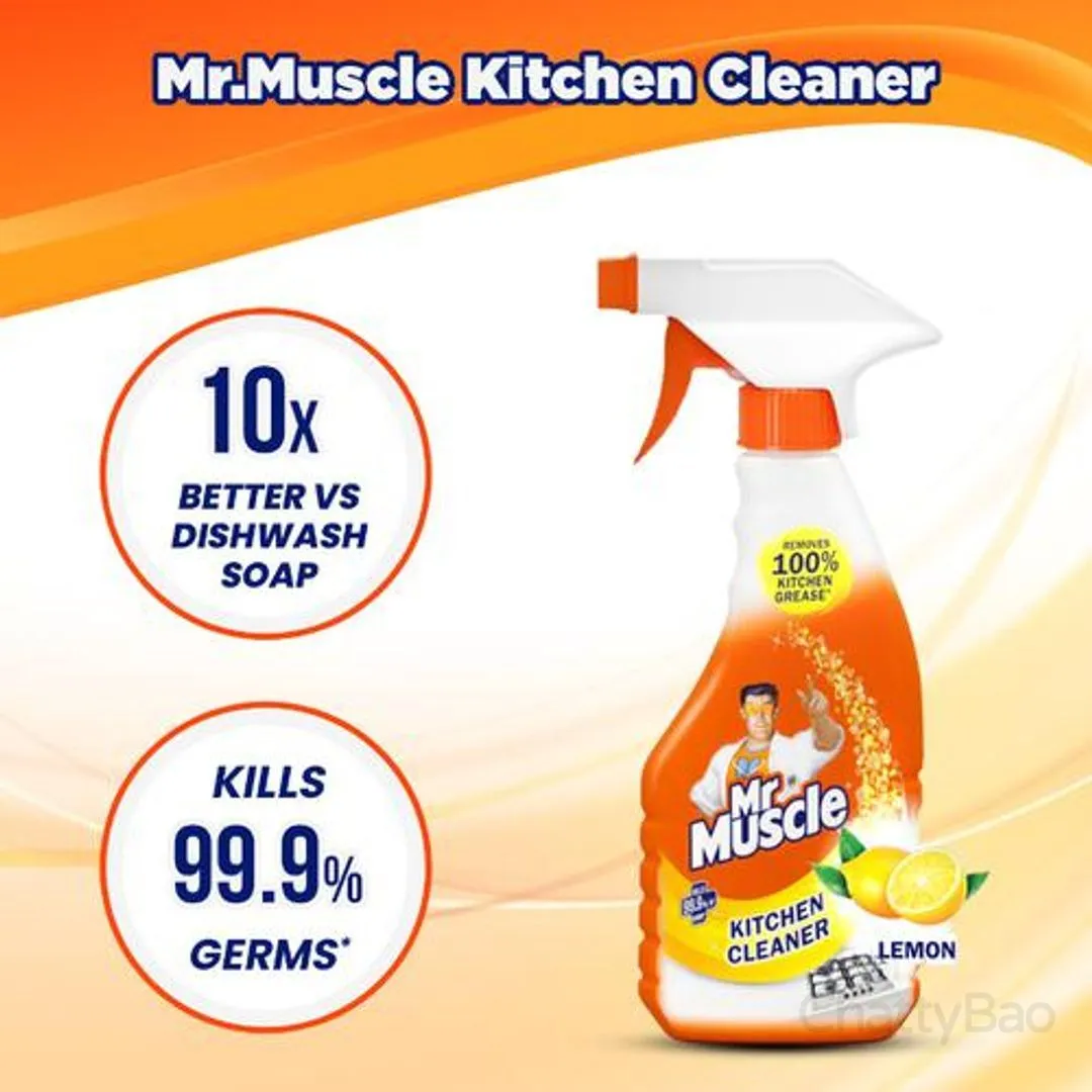 Mr Muscle Kitchen Cleaner Spray 450 ml view 4