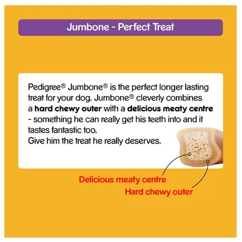 Pedigree Jumbone Treats For Adult Dogs - Chicken & Rice 200 g view 2