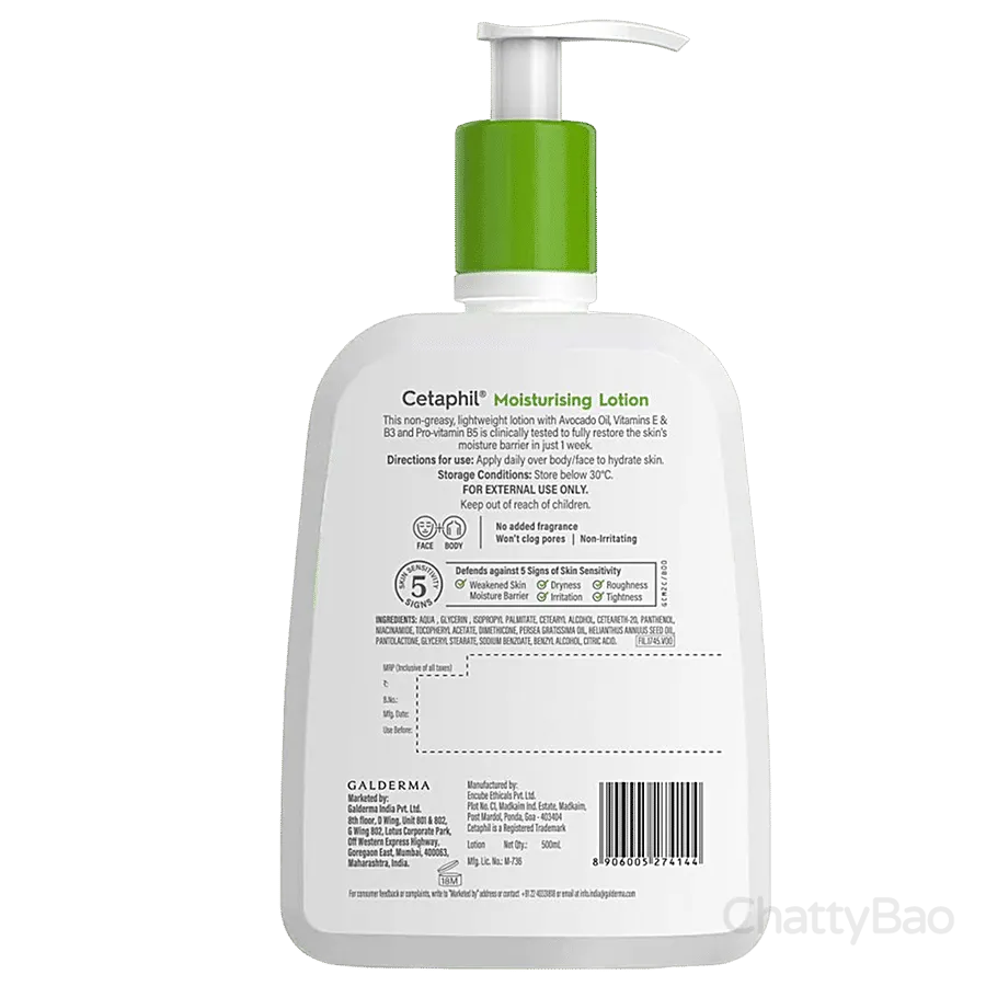 Cetaphil Moisturising Lotion 500 ml view 2