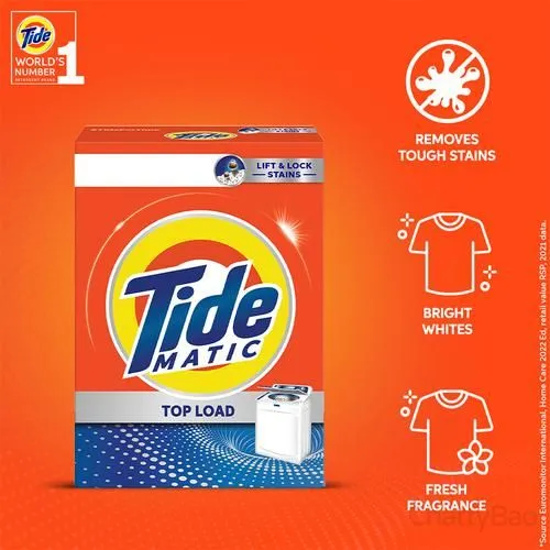 Tide Matic Detergent Powder - Top Load 1 Kg view 4