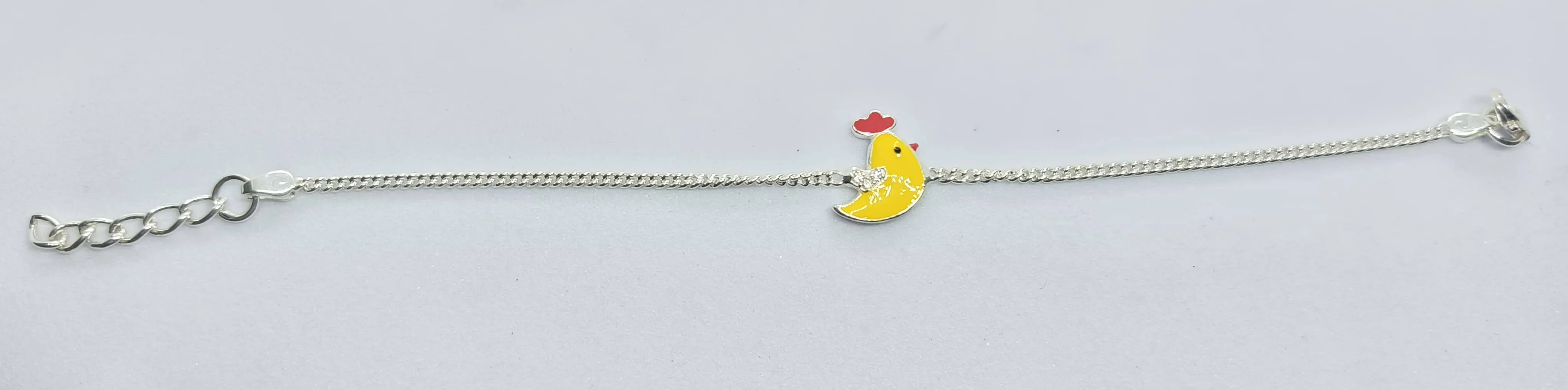 Silver Duck Bracelet (AVSBR-048) view 5