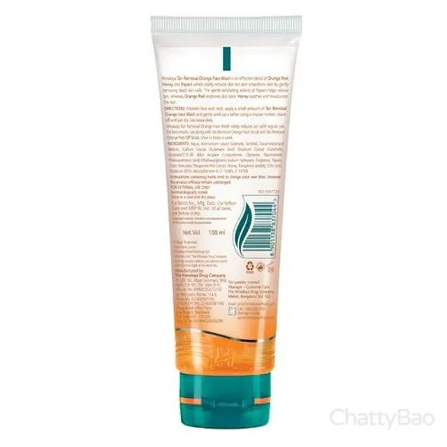 Himalaya Tan Removal Orange Face Wash 100 ml view 2