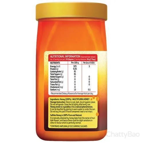 Saffola Honey Active - 100% Pure 1 Kg view 2