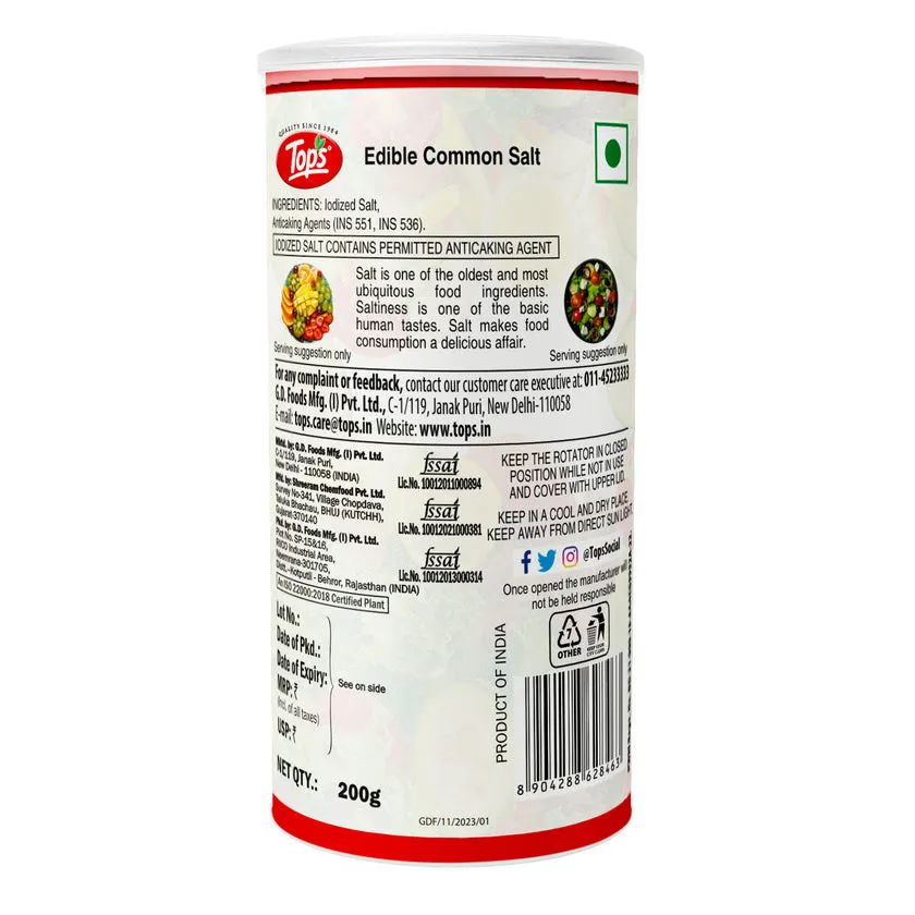 Tops Table Salt 200 g view 2