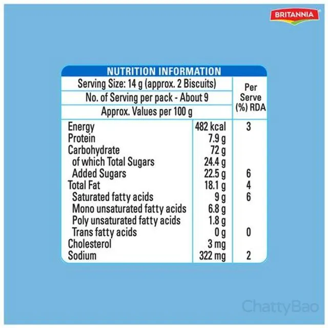 Britannia Milk Bikis Classic Biscuit Rs 10 view 3
