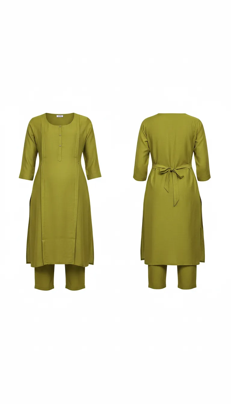 MTF-9770 A Maternity Kurthi Pant Set view 2