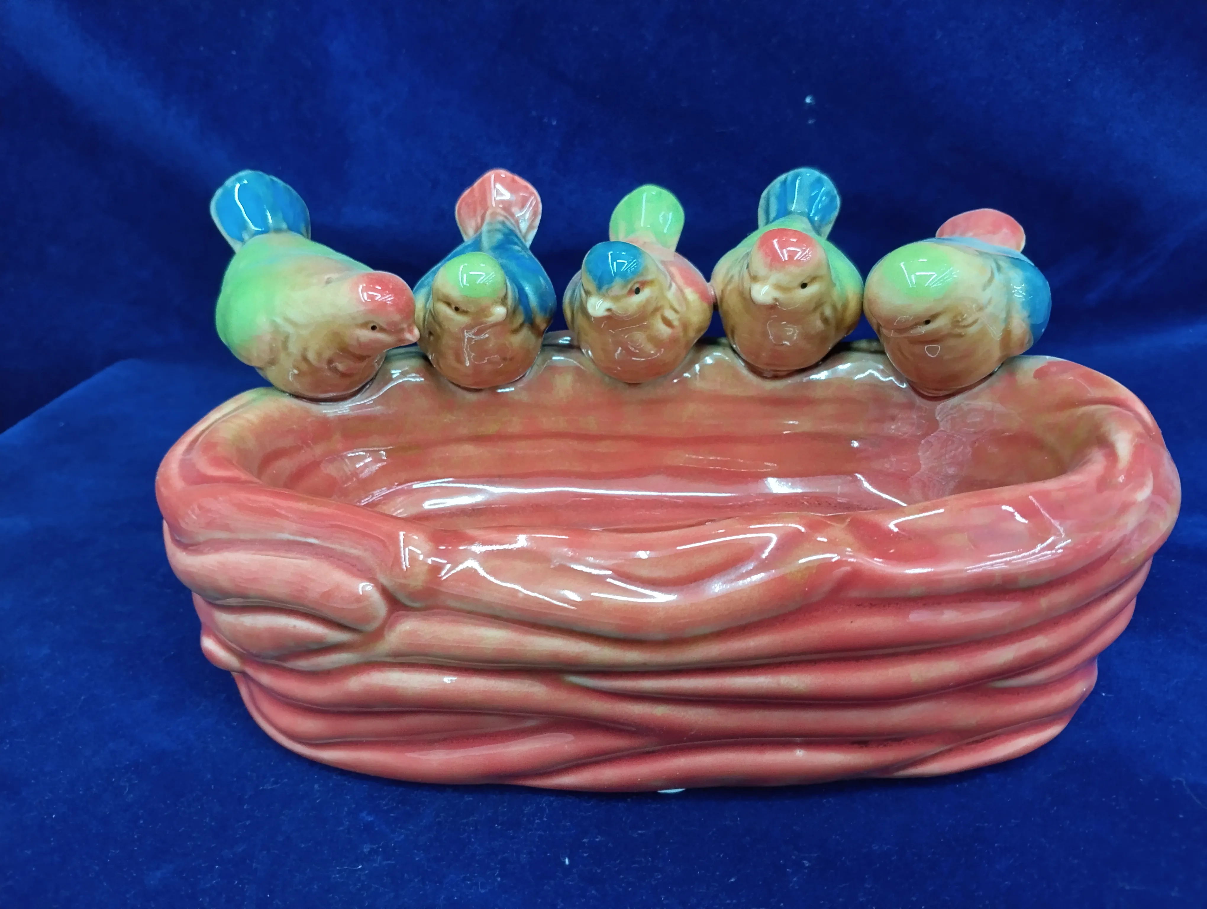 Bird-Themed Decorative Dish view 2